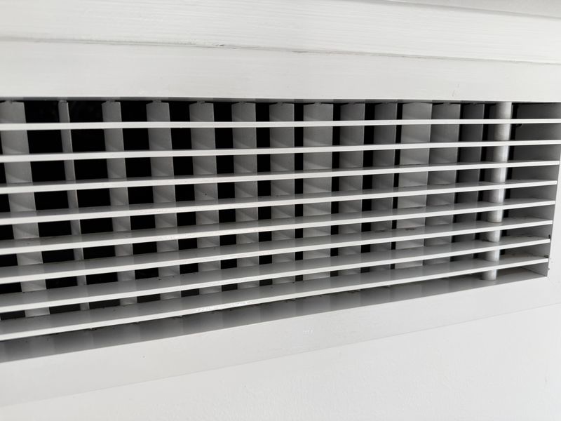 After: grille cleaned and treated with an antibacterial enzyme solution, Elizabeth Bay, NSW